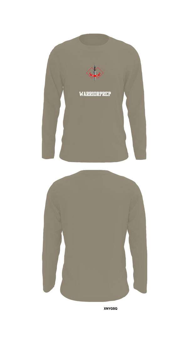 Long Sleeve Performance Shirt, WarriorPrep, Navy, Teamtime, Team time, sublimation, custom sports apparel, team uniforms, spirit wear, spiritwear, sports uniforms, custom shirts, team store, custom team store, fundraiser sports, apparel fundraiser