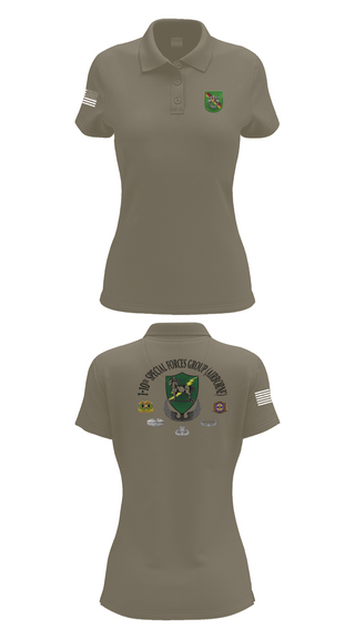 Womens Short Sleeve Performance Polo, 1-10 SFG FSC, Army, Teamtime, Team time, sublimation, custom sports apparel, team uniforms, spirit wear, spiritwear, sports uniforms, custom shirts, team store, custom team store, fundraiser sports, apparel fundraiser