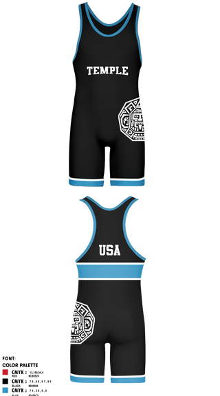 Wrestling Singlet, Temple Wrestling Club, Wrestling, Teamtime, Team time, sublimation, custom sports apparel, team uniforms, spirit wear, spiritwear, sports uniforms, custom shirts, team store, custom team store, fundraiser sports, apparel fundraiser