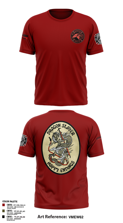 Marine Wing Support Squadron 473 1974878 Old School Cotton Feel Shirt - 4