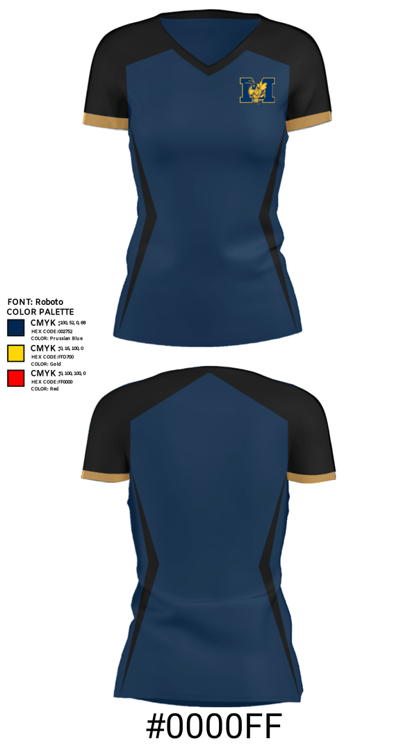 Women's Short Sleeve Vneck Shirt, Moorefield High School Softball, Softball, Teamtime, Team time, sublimation, custom sports apparel, team uniforms, spirit wear, spiritwear, sports uniforms, custom shirts, team store, custom team store, fundraiser sports, apparel fundraiser