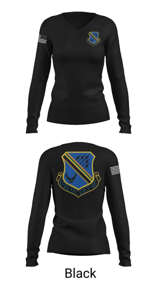 Womens Long Sleeve Vneck Shirt, Det 607, , Teamtime, Team time, sublimation, custom sports apparel, team uniforms, spirit wear, spiritwear, sports uniforms, custom shirts, team store, custom team store, fundraiser sports, apparel fundraiser