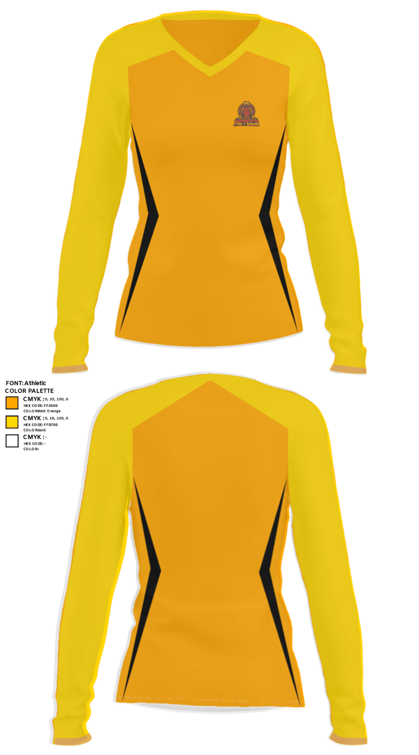 Women's Long Sleeve Vneck Shirt, Corona Del Sol High School Tennis, Tennis, Teamtime, Team time, sublimation, custom sports apparel, team uniforms, spirit wear, spiritwear, sports uniforms, custom shirts, team store, custom team store, fundraiser sports, apparel fundraiser