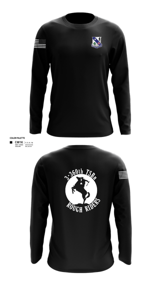 Long Sleeve Performance Shirt, 3-360th TSBn, Army, Teamtime, Team time, sublimation, custom sports apparel, team uniforms, spirit wear, spiritwear, sports uniforms, custom shirts, team store, custom team store, fundraiser sports, apparel fundraiser