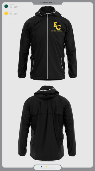Windbreaker, East Chambers High School Basketball, Women's Basketball, Teamtime, Team time, sublimation, custom sports apparel, team uniforms, spirit wear, spiritwear, sports uniforms, custom shirts, team store, custom team store, fundraiser sports, apparel fundraiser