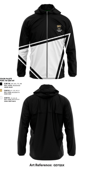 Windbreaker, Cullman Middle School Band, Spirit Store, Teamtime, Team time, sublimation, custom sports apparel, team uniforms, spirit wear, spiritwear, sports uniforms, custom shirts, team store, custom team store, fundraiser sports, apparel fundraiser