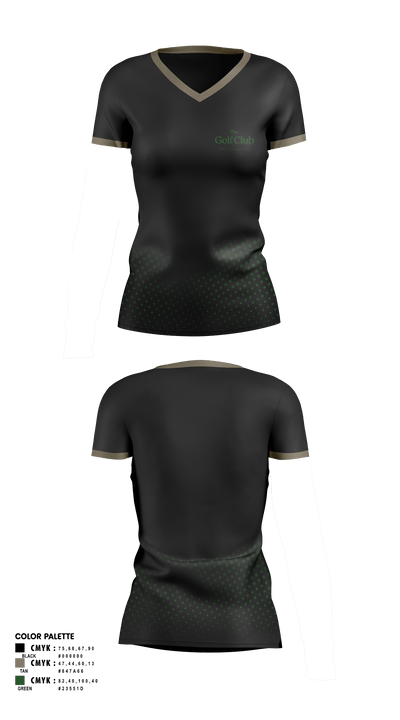 Back 9 Society 70122466 Women's Short Sleeve V-neck Shirt - 1