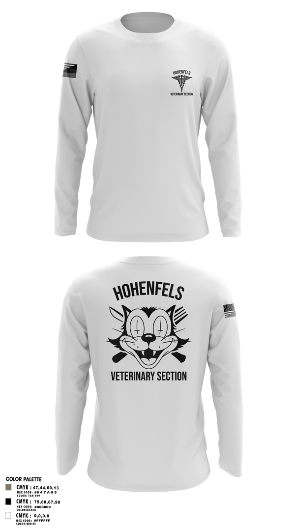 Long Sleeve Performance Shirt, Hohenfels VTFHohenfels Veterinary Section, Army, Teamtime, Team time, sublimation, custom sports apparel, team uniforms, spirit wear, spiritwear, sports uniforms, custom shirts, team store, custom team store, fundraiser sports, apparel fundraiser