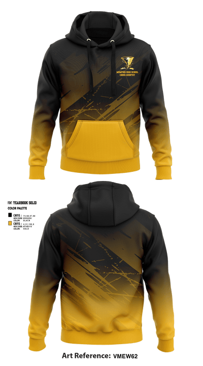 Memphis High School Cross Country 90745557 Hoodie - 1