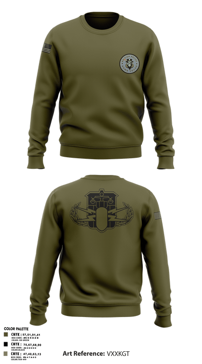 Raleigh Police Bomb Squad 92795368 Crew Neck Sweatshirt - 1