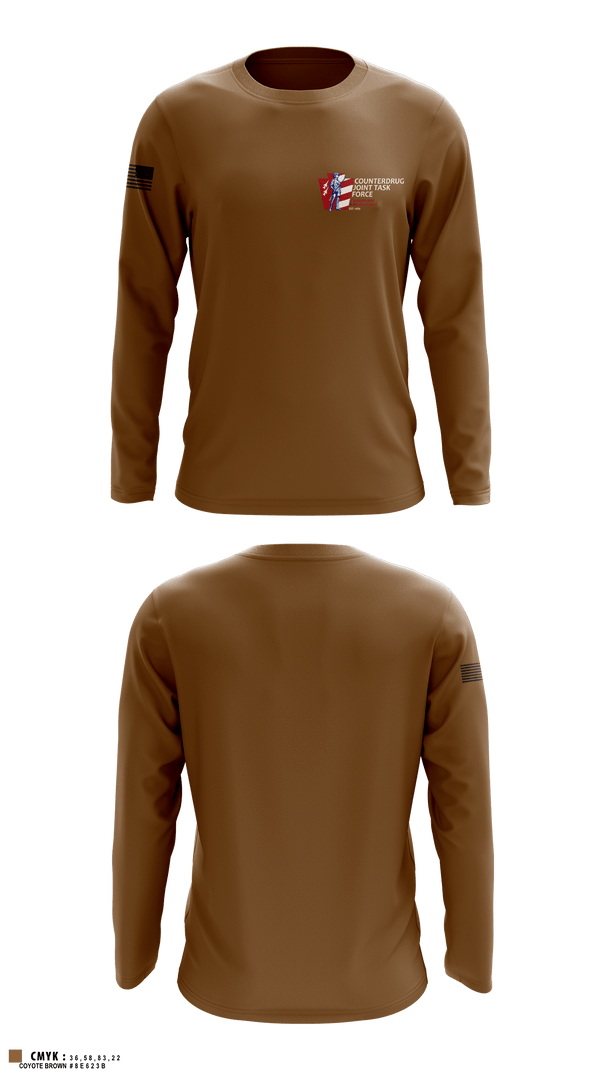 Hoodie, Counterdrug Joint Task Force, Army, Teamtime, Team time, sublimation, custom sports apparel, team uniforms, spirit wear, spiritwear, sports uniforms, custom shirts, team store, custom team store, fundraiser sports, apparel fundraiser
