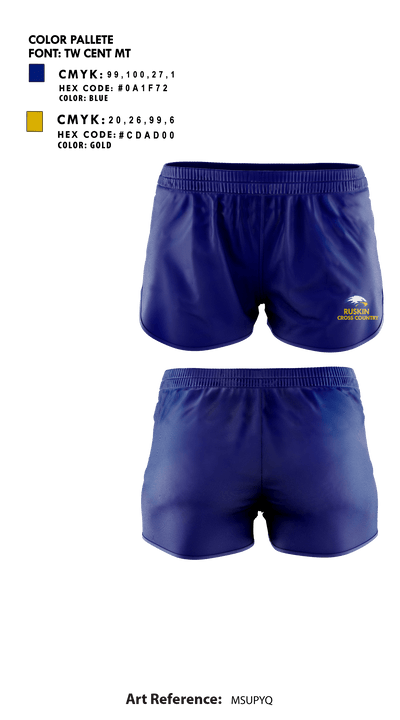 Ruskin High School Cross Country 14285799 Women's Shorts - 1