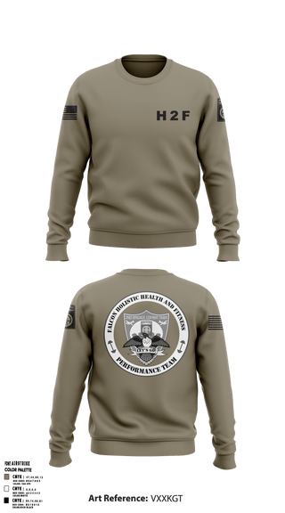 Crew Neck Sweatshirt, 2BCT H2F, Army, Teamtime, Team time, sublimation, custom sports apparel, team uniforms, spirit wear, spiritwear, sports uniforms, custom shirts, team store, custom team store, fundraiser sports, apparel fundraiser