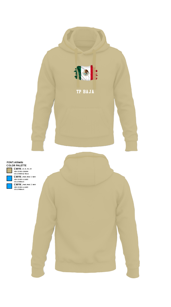 Hoodie, TP Baja, , Teamtime, Team time, sublimation, custom sports apparel, team uniforms, spirit wear, spiritwear, sports uniforms, custom shirts, team store, custom team store, fundraiser sports, apparel fundraiser