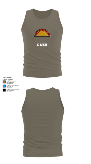 Tank Top, C Med, National Guard, Teamtime, Team time, sublimation, custom sports apparel, team uniforms, spirit wear, spiritwear, sports uniforms, custom shirts, team store, custom team store, fundraiser sports, apparel fundraiser