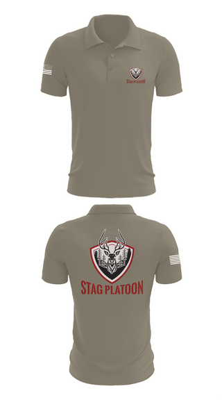 Short Sleeve Performance Polo, Eagle troop 2/2, Army, Teamtime, Team time, sublimation, custom sports apparel, team uniforms, spirit wear, spiritwear, sports uniforms, custom shirts, team store, custom team store, fundraiser sports, apparel fundraiser