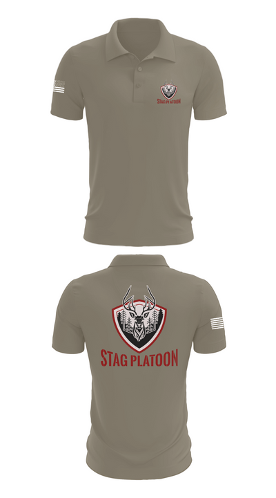 Eagle troop 2/2 62182830 Short Sleeve Performance Polo - 67