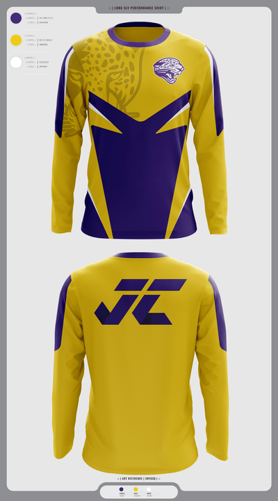 Jacksonville College Cross Country 48639105 Long Sleeve Performance Shirt - 5