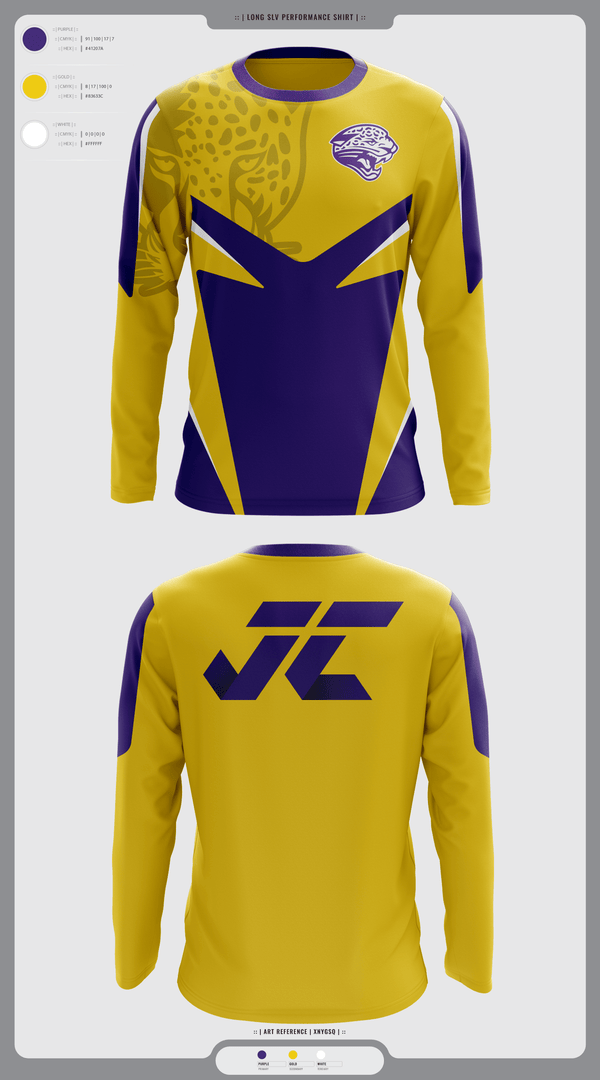 Long Sleeve Performance Shirt, Jacksonville College Cross Country, Cross Country, Teamtime, Team time, sublimation, custom sports apparel, team uniforms, spirit wear, spiritwear, sports uniforms, custom shirts, team store, custom team store, fundraiser sports, apparel fundraiser