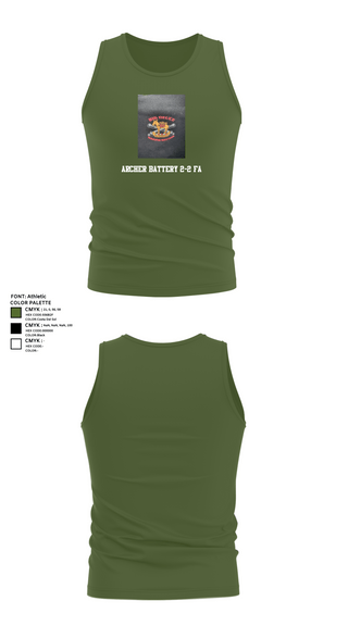 Tank Top, Archer Battery 2-2 FA, Army, Teamtime, Team time, sublimation, custom sports apparel, team uniforms, spirit wear, spiritwear, sports uniforms, custom shirts, team store, custom team store, fundraiser sports, apparel fundraiser