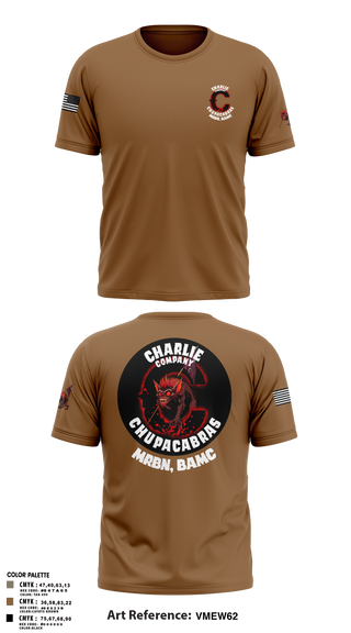 Short Sleeve Performance Shirt, C Co Chupacabras, Army, Teamtime, Team time, sublimation, custom sports apparel, team uniforms, spirit wear, spiritwear, sports uniforms, custom shirts, team store, custom team store, fundraiser sports, apparel fundraiser