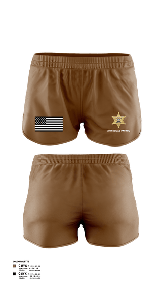 Womens Shorts, DCSO 2nd Squad, Police, Teamtime, Team time, sublimation, custom sports apparel, team uniforms, spirit wear, spiritwear, sports uniforms, custom shirts, team store, custom team store, fundraiser sports, apparel fundraiser