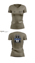 Vance County Sheriff's Office  K9 Unit 48237740 Women's Short Sleeve V-neck Shirt - 11