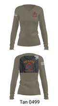 FMS Moore 83066116 Women's Long Sleeve V-neck Shirt -1 77