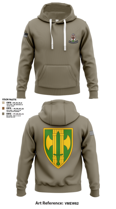 615th MP CO 40178490 Hoodie - 43