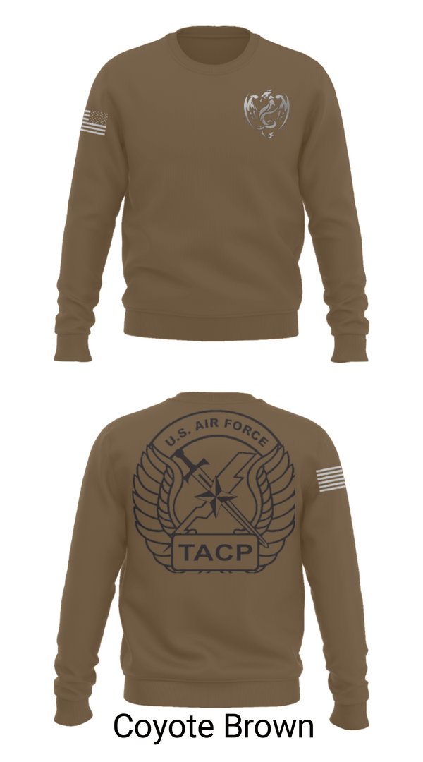 Crew Neck Sweatshirt, 18th Air Support Operations Group, Air Force, Teamtime, Team time, sublimation, custom sports apparel, team uniforms, spirit wear, spiritwear, sports uniforms, custom shirts, team store, custom team store, fundraiser sports, apparel fundraiser