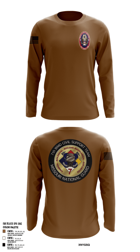 Long Sleeve Performance Shirt, 7th CST, Army, Teamtime, Team time, sublimation, custom sports apparel, team uniforms, spirit wear, spiritwear, sports uniforms, custom shirts, team store, custom team store, fundraiser sports, apparel fundraiser