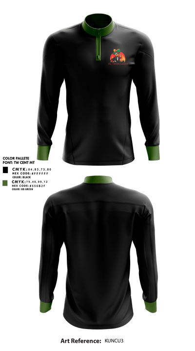 Al Tacos Locos 95023121 Quarter Zip Jacket - 1