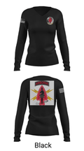 Usasoc 85355509 Women's Long Sleeve V-neck Shirt - 37