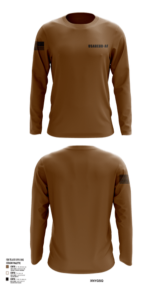 Long Sleeve Performance Shirt, USAREUR-AF, Army, Teamtime, Team time, sublimation, custom sports apparel, team uniforms, spirit wear, spiritwear, sports uniforms, custom shirts, team store, custom team store, fundraiser sports, apparel fundraiser