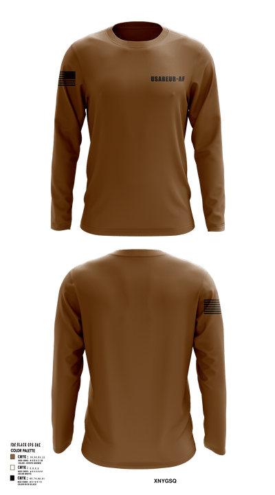USAREUR-AF 81292805 Long Sleeve Performance Shirt - 119