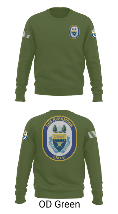 USS RUSHMORE 78932182 Crew Neck Sweatshirt - 43