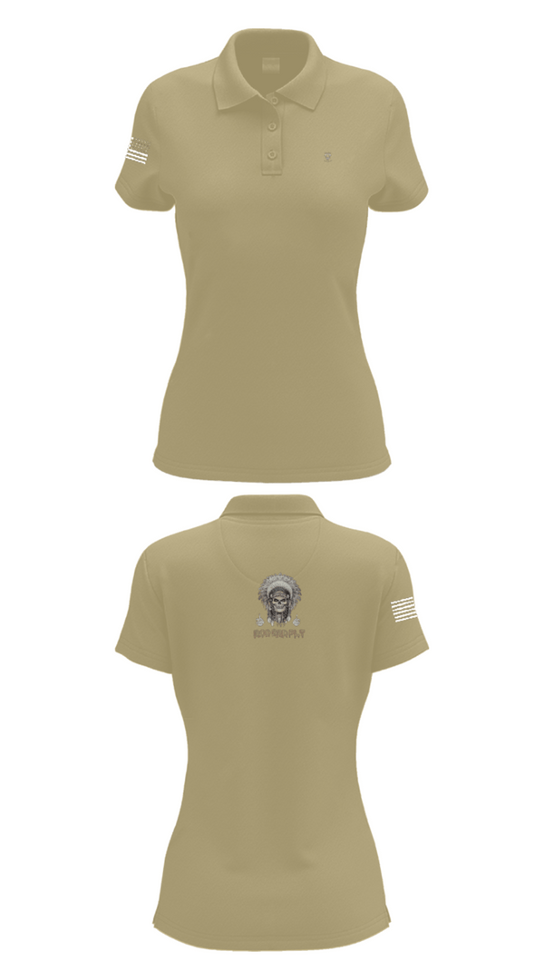 Womens Short Sleeve Performance Polo, 1/149th BCO INF REG 3rd PLT, Army, Teamtime, Team time, sublimation, custom sports apparel, team uniforms, spirit wear, spiritwear, sports uniforms, custom shirts, team store, custom team store, fundraiser sports, apparel fundraiser