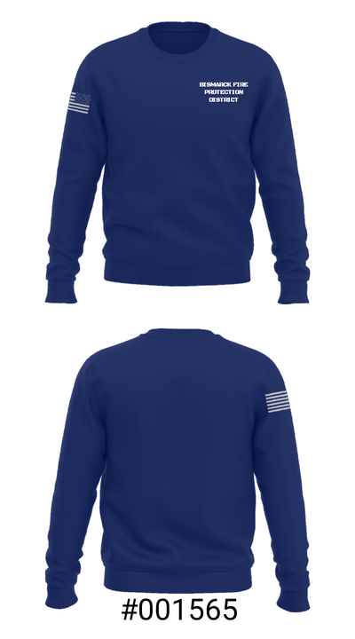 Bismarck fire protection districtBISMARCK FIRE PROTECTION DISTRICT 53320960 Crew Neck Sweatshirt - 3