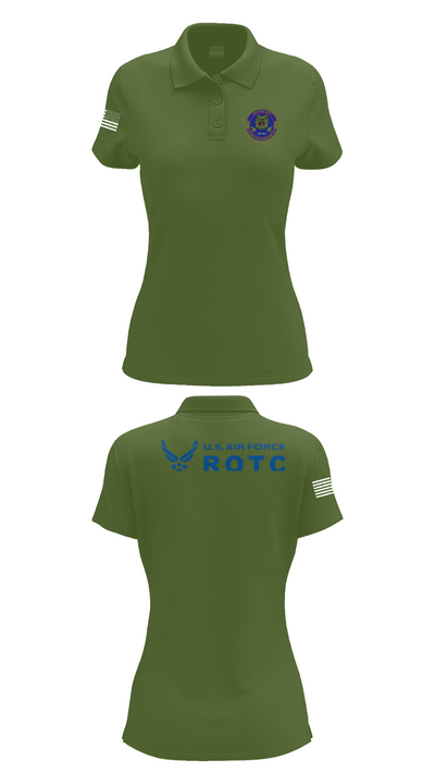 Detachment 035 78200386 Women's Short Sleeve Performance Polo  - 55