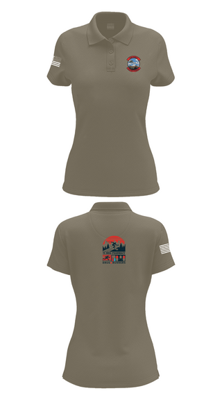 Womens Short Sleeve Performance Polo, 75 HCOS SGGD, Air Force, Teamtime, Team time, sublimation, custom sports apparel, team uniforms, spirit wear, spiritwear, sports uniforms, custom shirts, team store, custom team store, fundraiser sports, apparel fundraiser