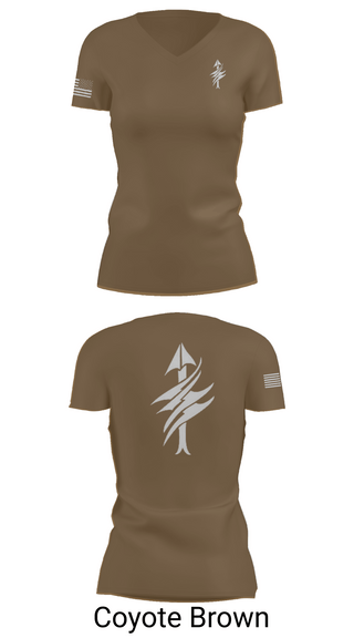 Womens Short Sleeve Vneck Shirt, 3rd Battalion 2nd Marines Scout Sniper Platoon, Marines, Teamtime, Team time, sublimation, custom sports apparel, team uniforms, spirit wear, spiritwear, sports uniforms, custom shirts, team store, custom team store, fundraiser sports, apparel fundraiser