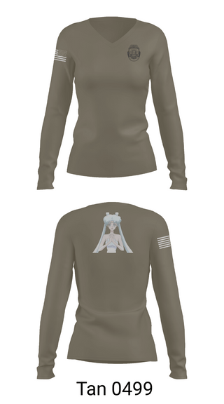 Womens Long Sleeve Vneck Shirt, State of Hawaii Department of the Attorney General (HIAG) Civil Rights Investigations Unit, Police, Teamtime, Team time, sublimation, custom sports apparel, team uniforms, spirit wear, spiritwear, sports uniforms, custom shirts, team store, custom team store, fundraiser sports, apparel fundraiser