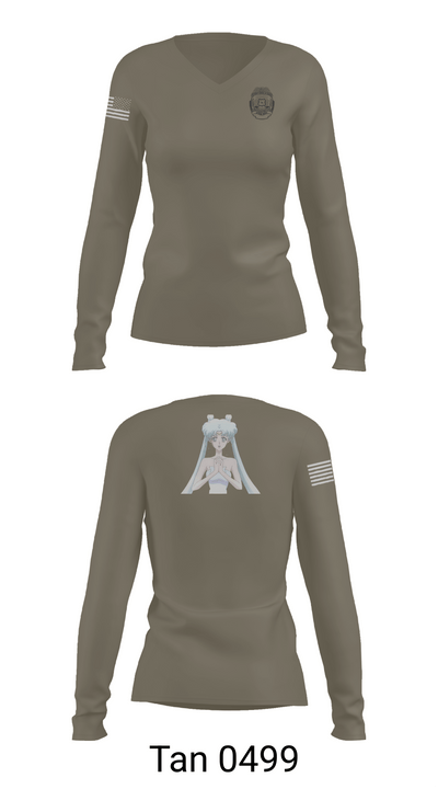 State of Hawaii Department of the Attorney General (HIAG) Civil Rights Investigations Unit 42845743 Women's Long Sleeve V-neck Shirt - 73
