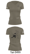 18th EOD Det 1033704 Women's Short Sleeve V-neck Shirt - 49