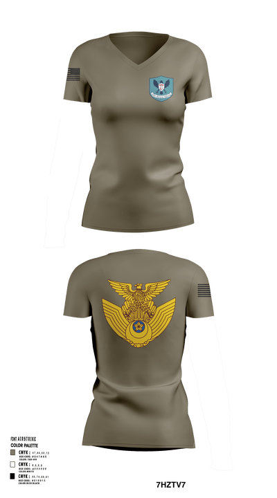 衛生 94122789 Women's Short Sleeve V-neck Shirt - 137