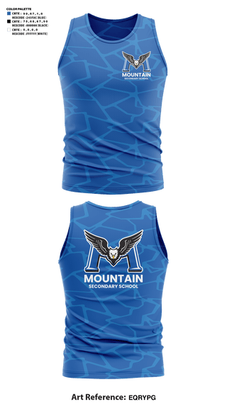 Tank Top, R.E. Mountain Secondary School, Spirit Store, Teamtime, Team time, sublimation, custom sports apparel, team uniforms, spirit wear, spiritwear, sports uniforms, custom shirts, team store, custom team store, fundraiser sports, apparel fundraiser
