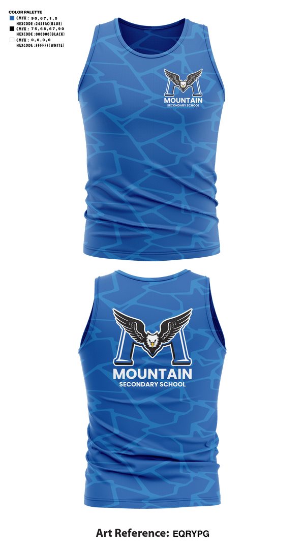 Tank Top, R.E. Mountain Secondary School, Spirit Store, Teamtime, Team time, sublimation, custom sports apparel, team uniforms, spirit wear, spiritwear, sports uniforms, custom shirts, team store, custom team store, fundraiser sports, apparel fundraiser