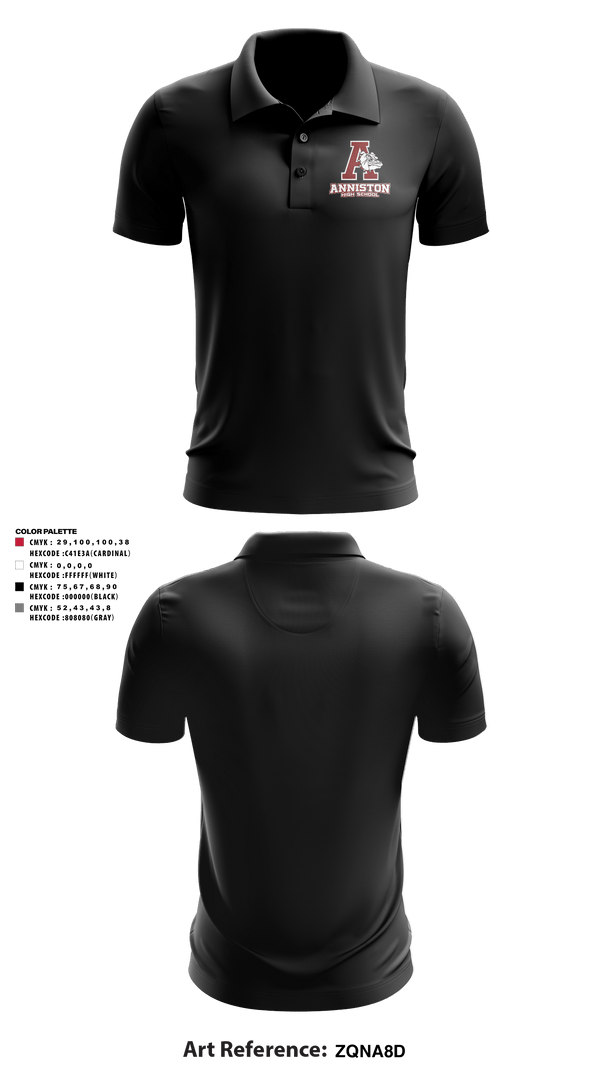 Short Sleeve Performance Polo, Anniston High School, Spirit Store, Teamtime, Team time, sublimation, custom sports apparel, team uniforms, spirit wear, spiritwear, sports uniforms, custom shirts, team store, custom team store, fundraiser sports, apparel fundraiser