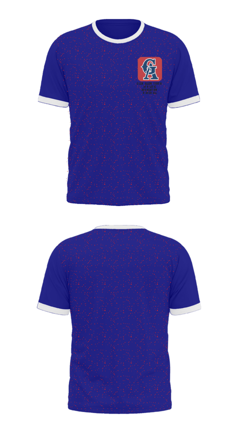 Short Sleeve Performance Shirt, Glen Allen Youth Athletic Association Baseball, Baseball, Teamtime, Team time, sublimation, custom sports apparel, team uniforms, spirit wear, spiritwear, sports uniforms, custom shirts, team store, custom team store, fundraiser sports, apparel fundraiser