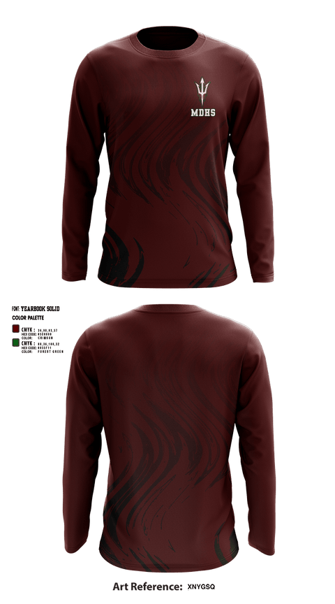 Long Sleeve Performance Shirt, Mount Diablo High School Swimming, Swimming, Teamtime, Team time, sublimation, custom sports apparel, team uniforms, spirit wear, spiritwear, sports uniforms, custom shirts, team store, custom team store, fundraiser sports, apparel fundraiser